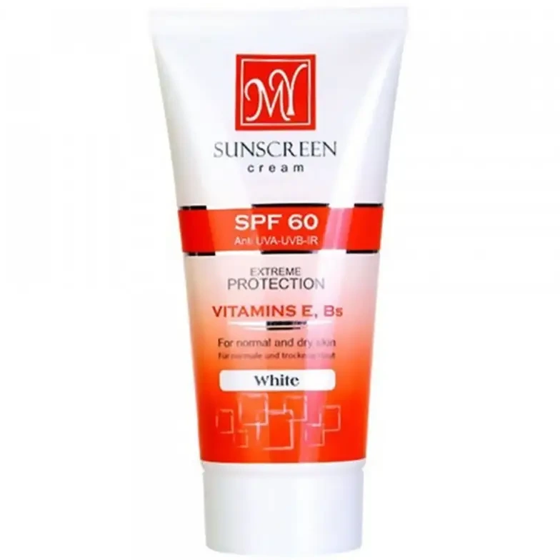 کرم ضد افتاب مای spf60  بی رنگ 50 میلی